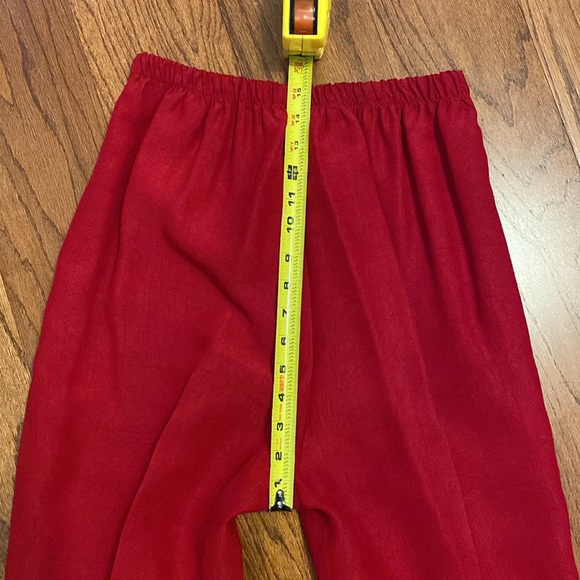 Christie of CA rayon high wasted red pants Size 14 - Picture 7 of 11